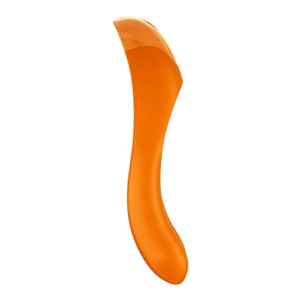 CANDY CANE FINGER VIBRATOR ORANGE
