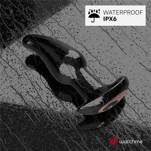 WATCHME REMOTE CONTROL ANAL PLUG VIBRATOR WITH ROTATION OF AMADEUS PEARLS