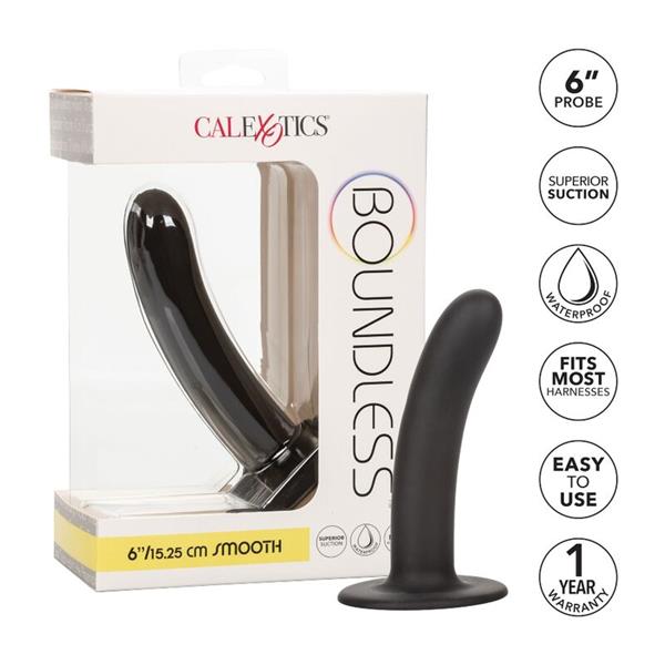 BOUNDLESS DILDO 15.25 CM KOMPATIBILAN S HARNESSOM GLATKO