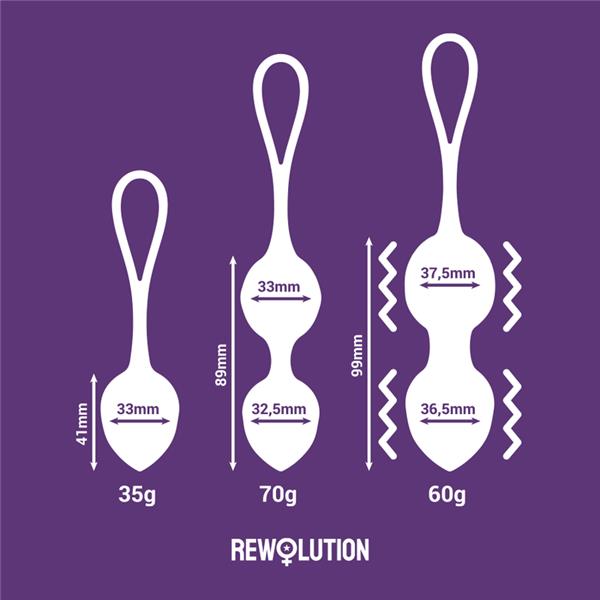 REWOBEADS VIBRIRAJUĆE KUGLICE DALJINSKI UPRAVLJAČ S WATCHME TEHNOLOGIJOM