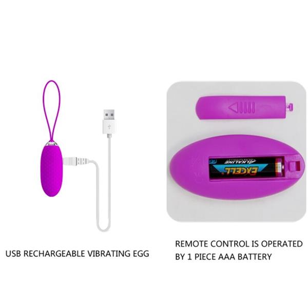 JOANNA VIBRATING EGG REMOTE CONTROL 12 MODES