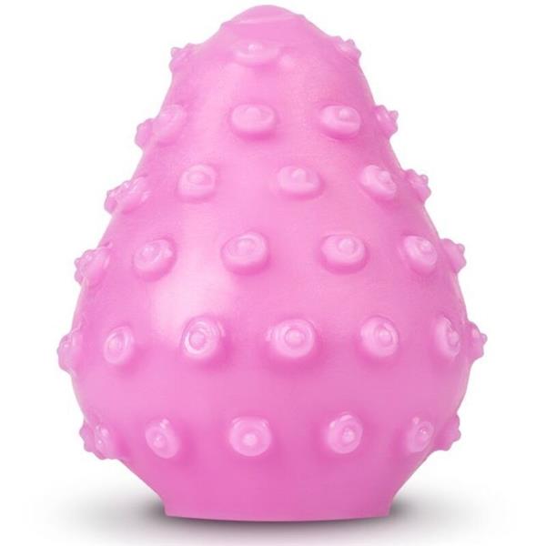 REUSABLE TEXTURED MASTURBATOR EGG PINK