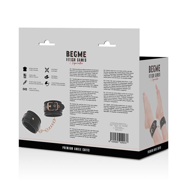 BLACK EDITION PREMIUM ANKLE CUFFS WITH NEOPRENE LINING