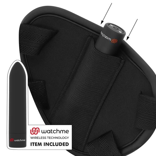 HARNESS WITH DILDO AND BULLET REMOTE CONTROL WATCHME S TECHNOLOGY