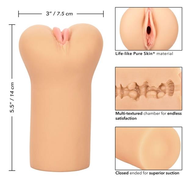BOUNDLESS VULVA STROKER SVETLA KOŽA