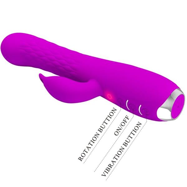 MOLLY VIBRATOR WITH RECHARGEABLE ROTATION
