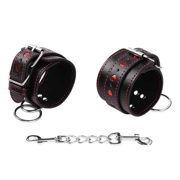 HEART INLAID HANDCUFFS