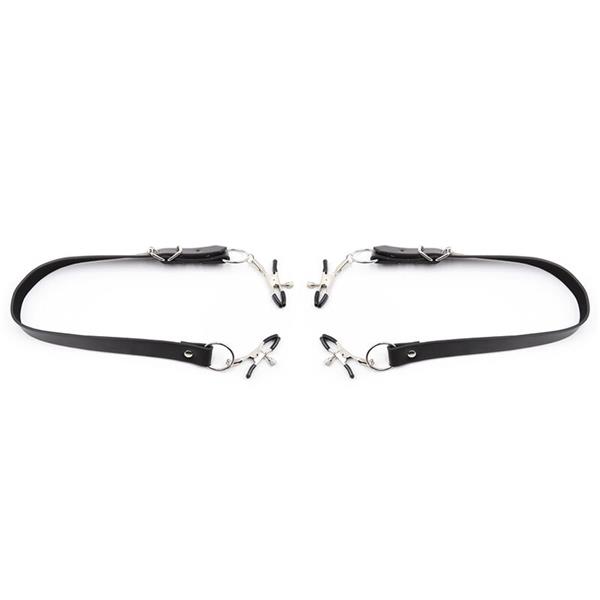 CLITORIS CLAMPS WITH LEG STRAPS