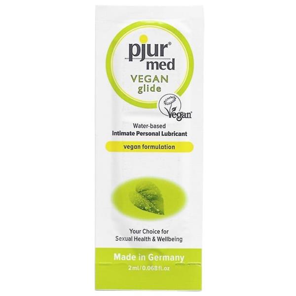 MED VEGAN GLIDE WATER BASED LUBRICANT 2 ML