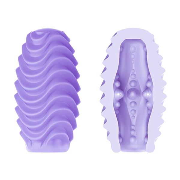 DOUBLE SIDED LILAC MASTURBATOR EGG