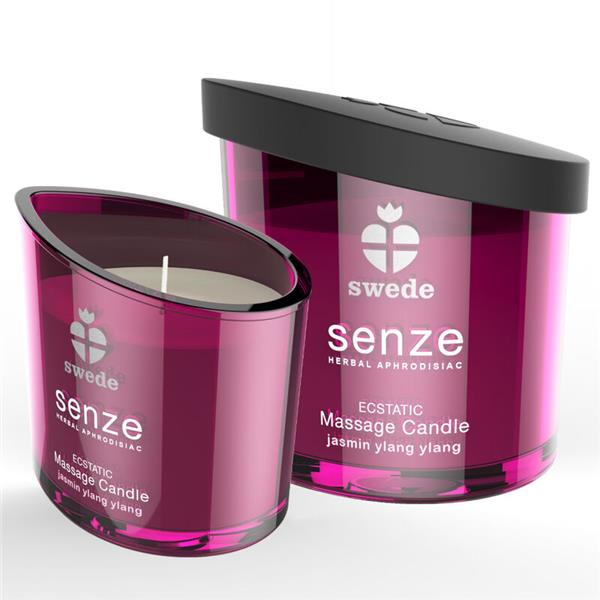 SENZE ECSTATIC MASSAGE CANDLE - JASMINE, YLANG YLANG