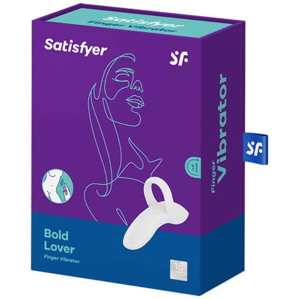 BOLD LOVER FINGER VIBRATOR WHITE