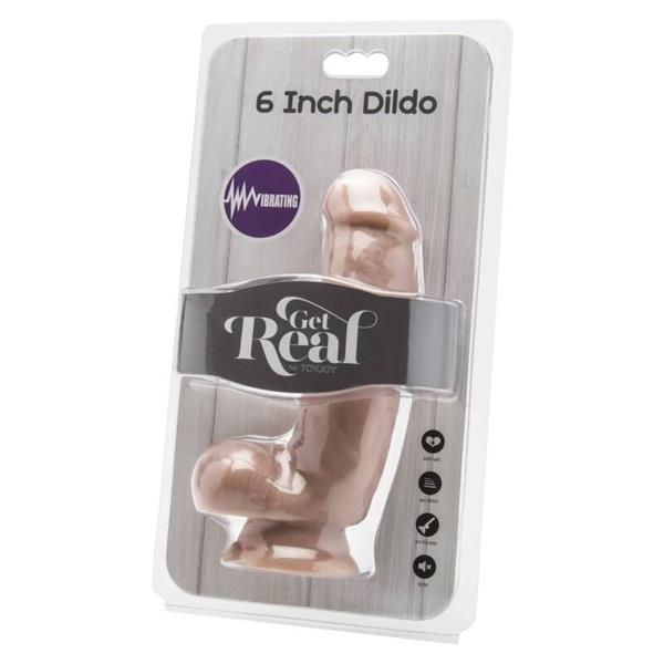 DILDO 12 CM WITH BALLS VIBRATOR SKIN