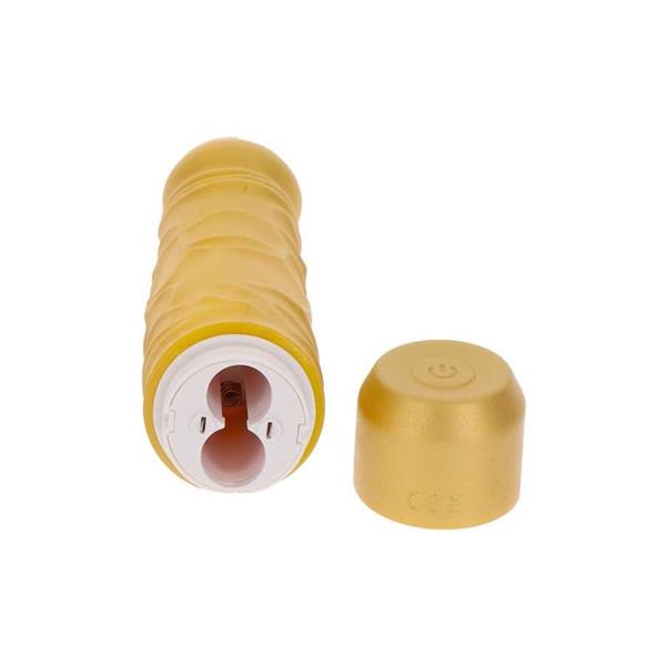GOLD DICKER ORIGINAL VIBRATOR ZLATO