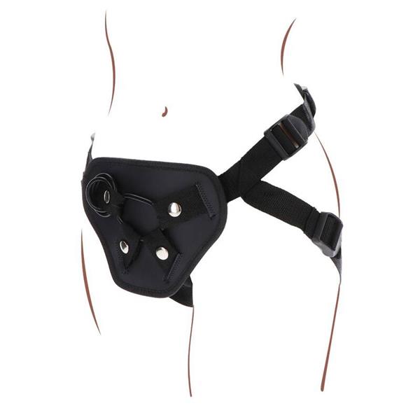 STRAP-ON DELUXE HARNESS CRNI