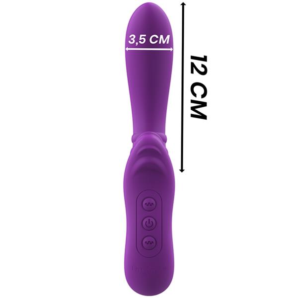HARRY FLEXIBLE VIBRATOR WITH PURPLE TONGUE