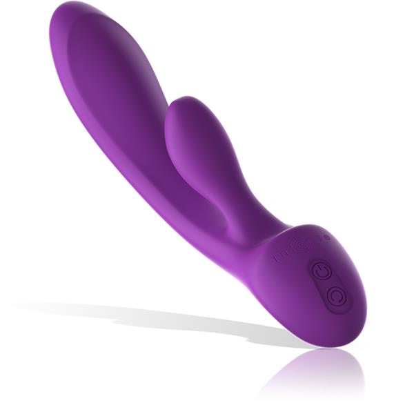 LUIGI RABBIT VIBRATOR LIQUID SILICONE PURPLE