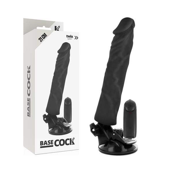 REALISTIČNI VIBRATOR NA DALJINSKO UPRAVLJANJE KOŽA 21 CM -O- 4 CM