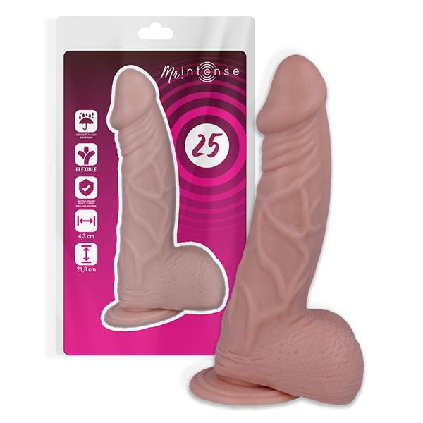 25 REALISTIC COCK 21.8 CM -O- 4.3 CM