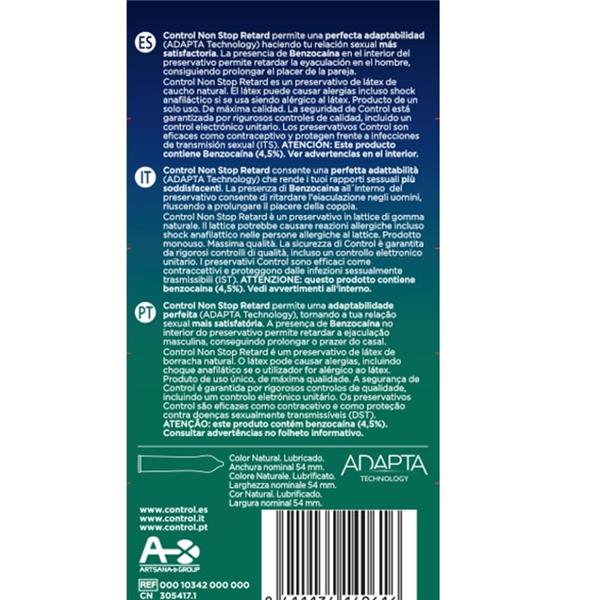 NON STOP RETARD CONDOMS 12 UNITS