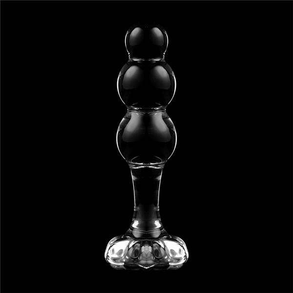 MODEL 1 ANALNI ČEP BOROSILIKATNO STEKLO ČISTO 10.5 CM -O- 3 CM