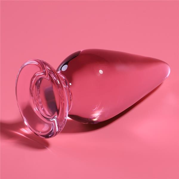 MODEL 4 ANAL PLUG BOROSILICATE GLASS CLEAR 11 CM -O- 5 CM