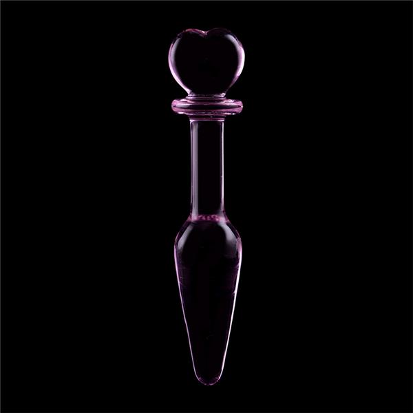 MODEL 7 ANAL PLUG BOROSILICATE GLASS CLEAR 13.5 CM -O- 3 CM