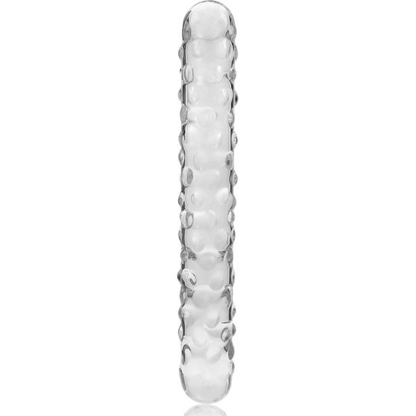 MODEL 15 DILDO BOROSILIKATNO STEKLO JASNO 18.5 CM -O- 3 CM