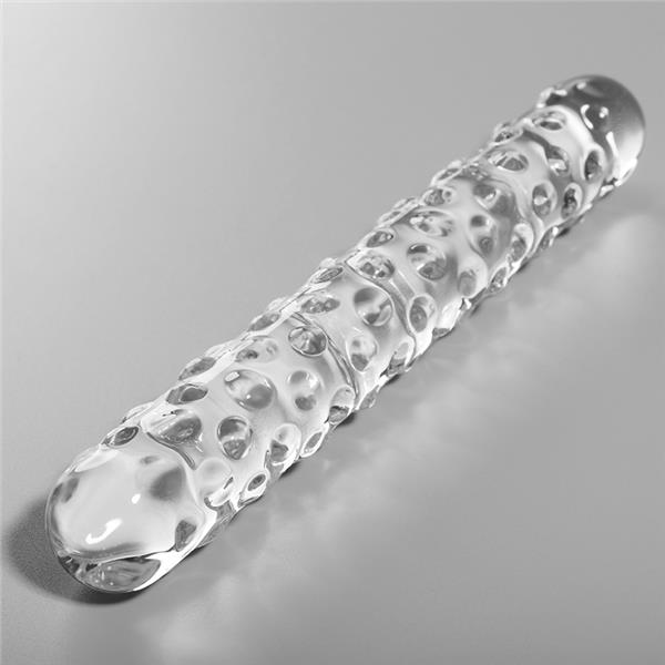 MODEL 15 DILDO BOROSILIKATNO STEKLO JASNO 18.5 CM -O- 3 CM