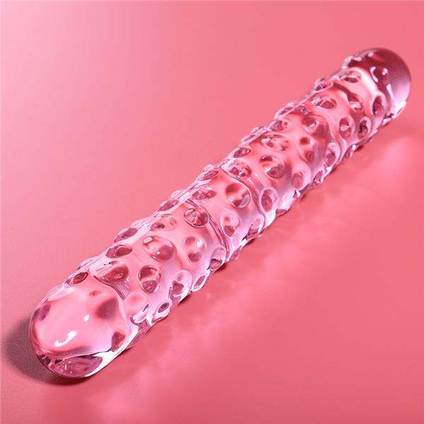 MODEL 15 DILDO BOROSILIKATNO STEKLO JASNO 18.5 CM -O- 3 CM