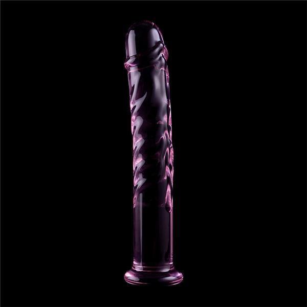 MODEL 16 DILDO BOROSILIKATNO STEKLO JASNO 18.5 CM -O- 3 CM