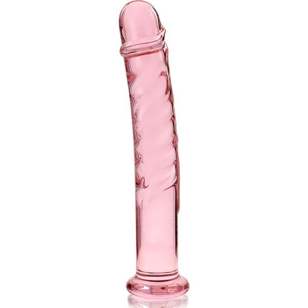 MODEL 16 DILDO BOROSILIKATNO STEKLO JASNO 18.5 CM -O- 3 CM