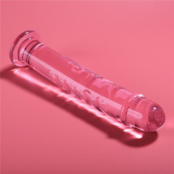 MODEL 16 DILDO BOROSILIKATNO STEKLO JASNO 18.5 CM -O- 3 CM
