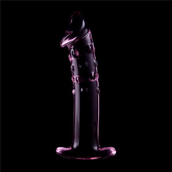 MODEL 19 DILDO BOROSILIKATNO STEKLO JASNO 18.5 CM -O- 4 CM