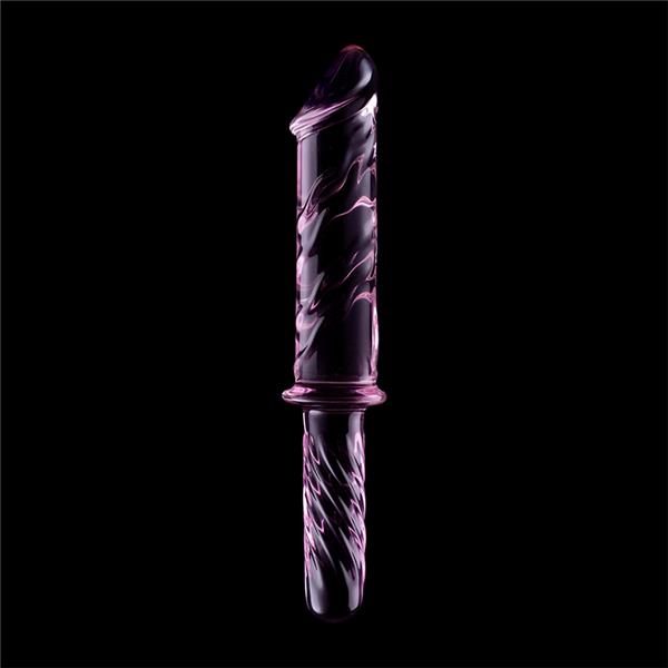 MODEL 24 DILDO BOROSILICATE GLASS CLEAR 28.5 CM -O- 5 CM
