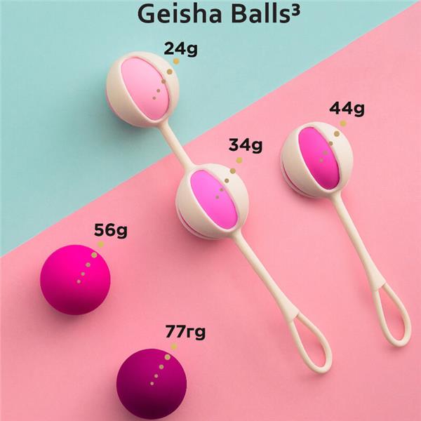 SET 5 GEISHA BALLS3 PINK