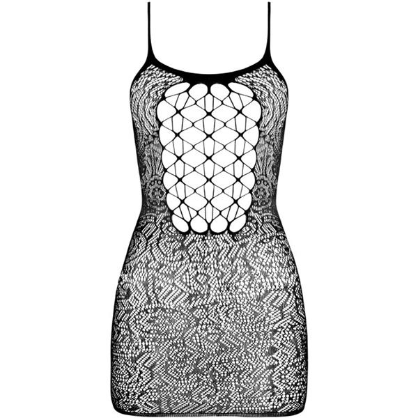 BS096 CRNI BODYSTOCKING JEDNA VELIČINA