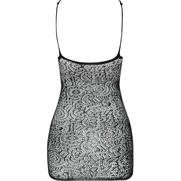 BS096 CRNI BODYSTOCKING JEDNA VELIČINA