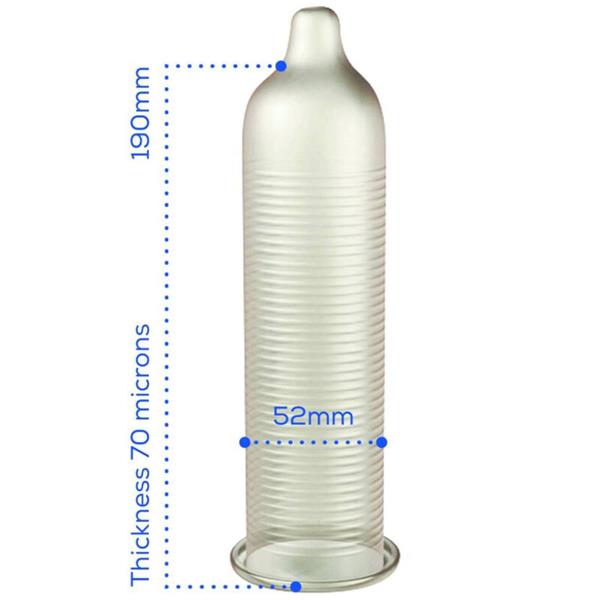 CONDOMS WARMING EFFECT BAG 144 UNITS