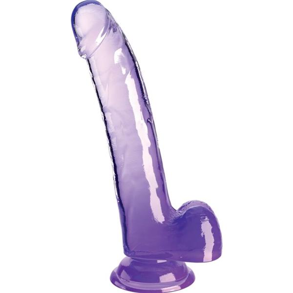 JASEN DILDO Z MODRIMI JAJCI 20.3 CM PURPLE
