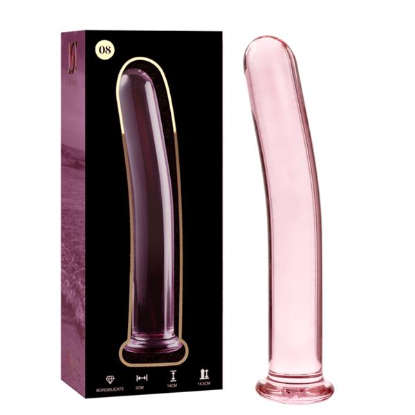 MODEL 8 DILDO BOROSILIKATNO STAKLO PROZIRNO 14.5 CM -O- 2 CM