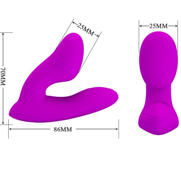 MELVIN MASAŽER KLITORISA S DALJINSKIM UPRAVLJANJEM