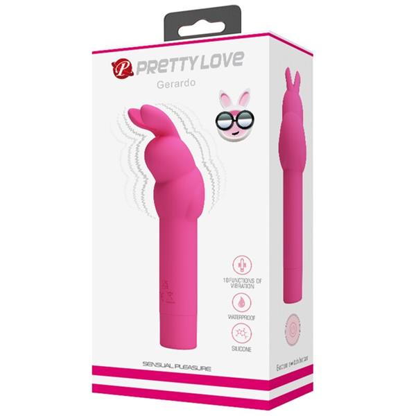 GERARDO FUSCHIA RABBIT SILICONE VIBRATOR