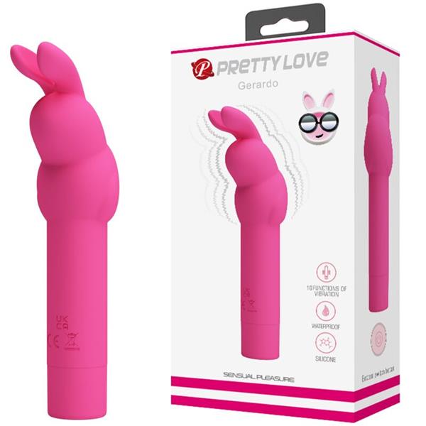 GERARDO FUSCHIA RABBIT SILICONE VIBRATOR