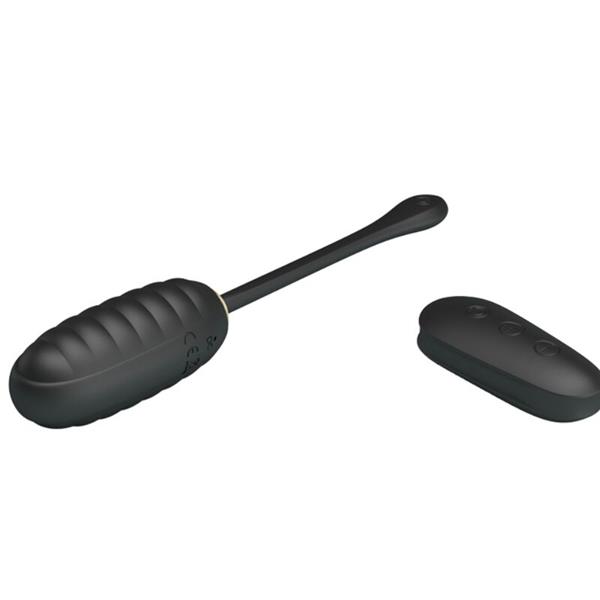 DOREEN LUXURY RECHARGEABLE VIBRATING EGG BLACK REMOTE CONTROL