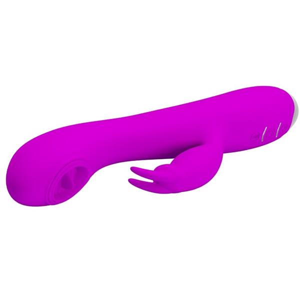 RACHEL RECHARGEABLE VIBRATOR WITH PURPLE SUCTION CUP