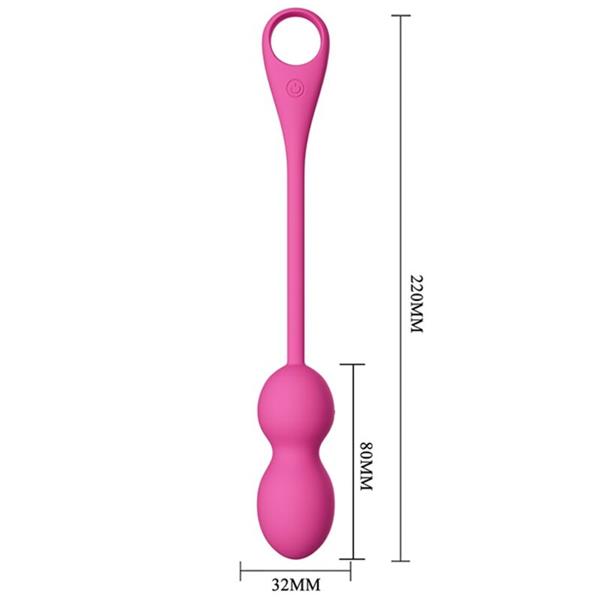 ELVIRA PINK RECHARGEABLE VIBRATING BALLS