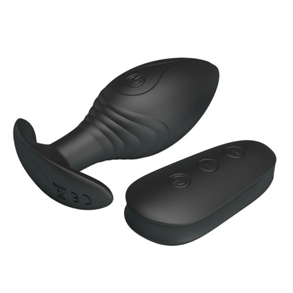 REGINA ANAL PLUG RECHARGEABLE VIBRATOR BLACK