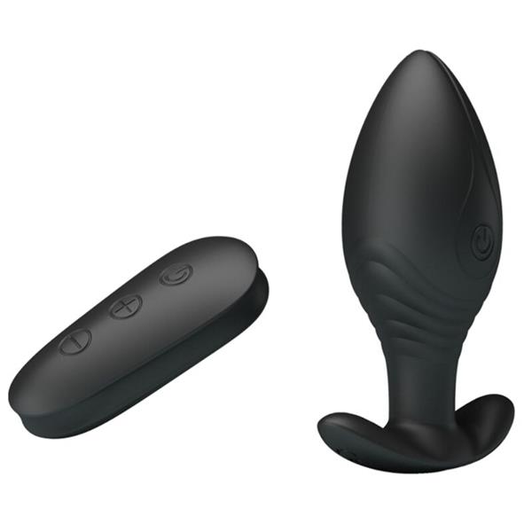 REGINA ANAL PLUG RECHARGEABLE VIBRATOR BLACK