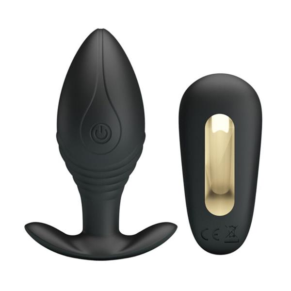 REGINA ANAL PLUG RECHARGEABLE VIBRATOR BLACK
